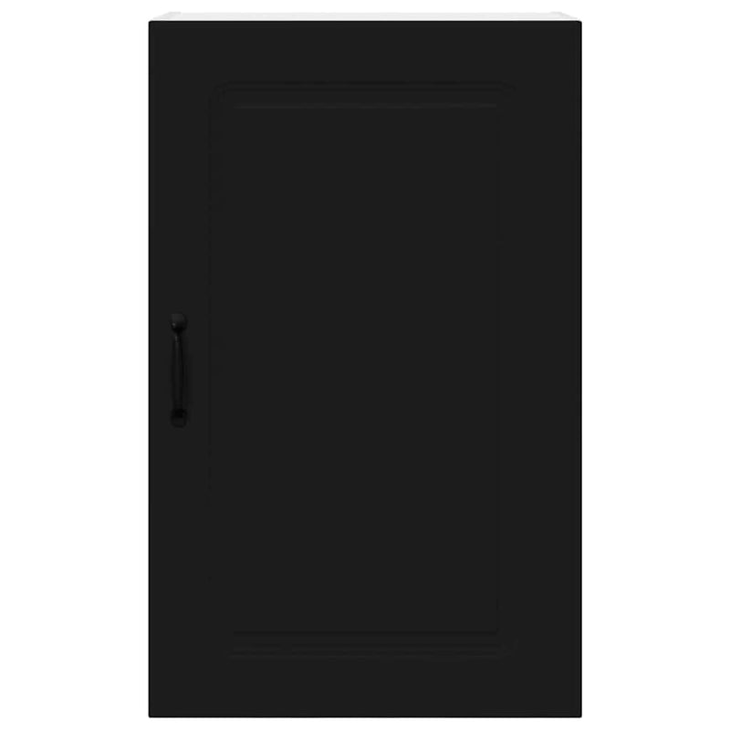 vidaXL Kitchen Cabinet Kalmar Black 50 x 31 x 80 cm Engineered Wood