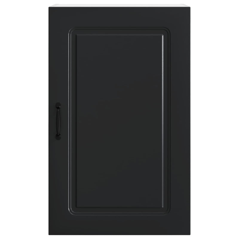vidaXL Kitchen Cabinet Kalmar Black 50 x 31 x 80 cm Engineered Wood