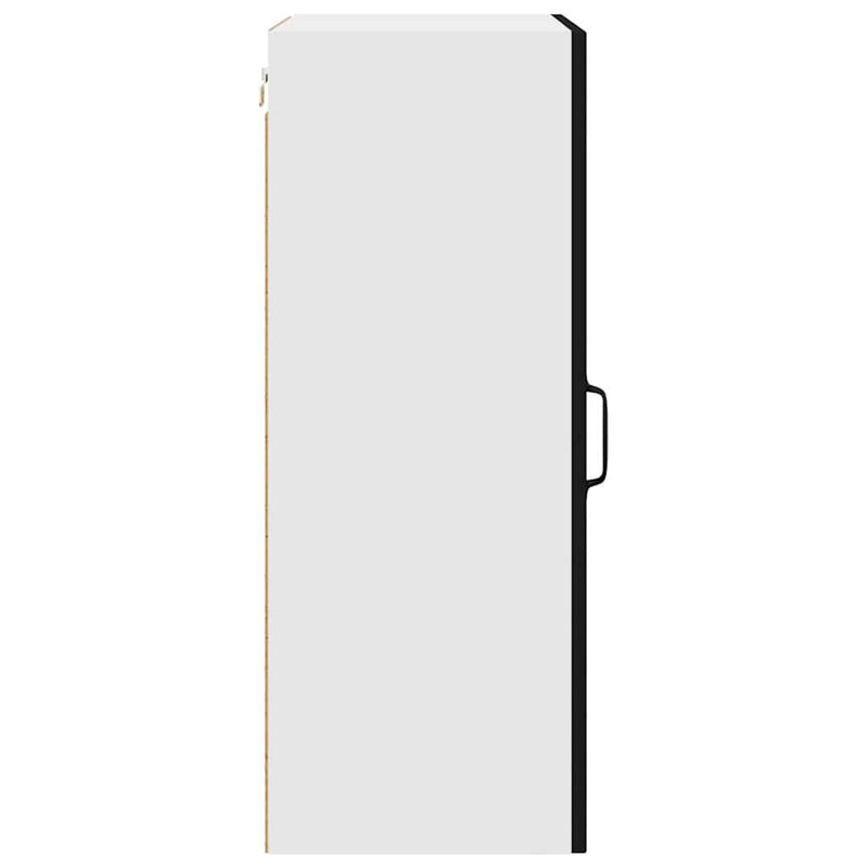 vidaXL Kitchen Cabinet Kalmar Black 50 x 31 x 80 cm Engineered Wood