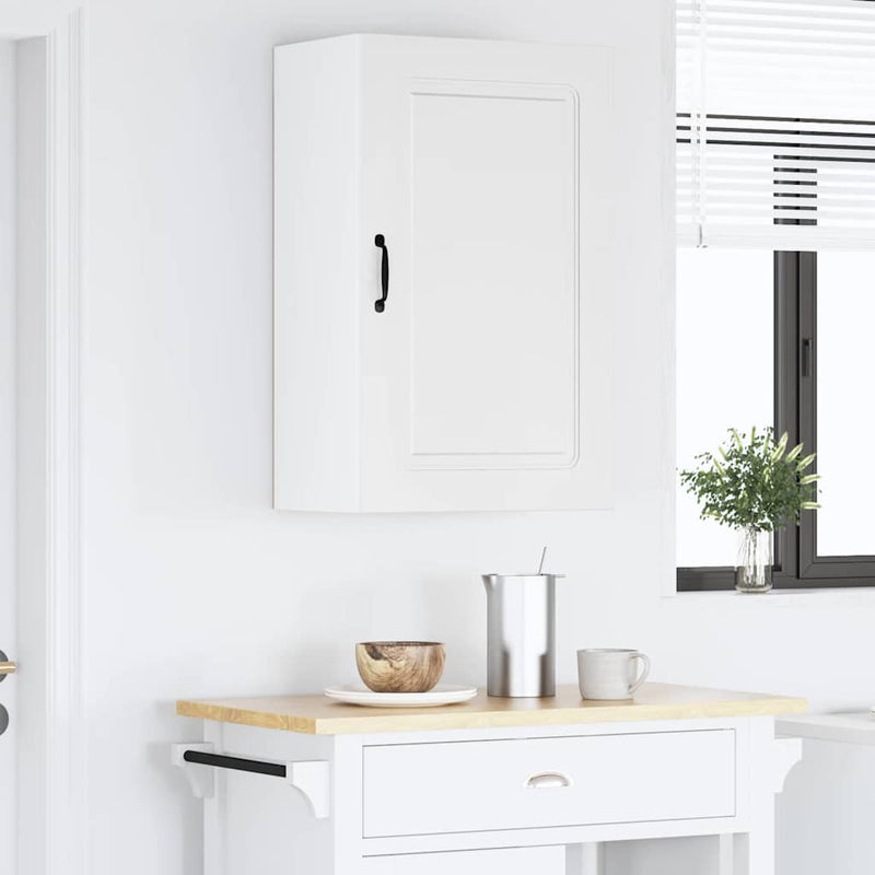 vidaXL Kitchen Cabinet Kalmar High Gloss White 50 x 31 x 80 cm