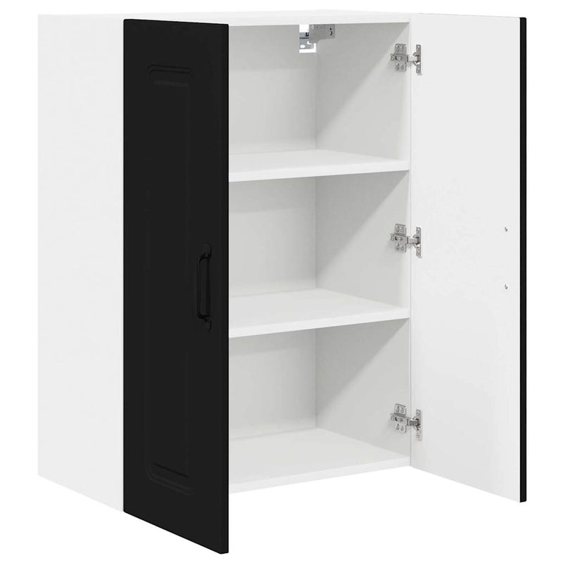 vidaXL Kitchen Cabinet Kalmar Black 60 x 31 x 80 cm Engineered Wood