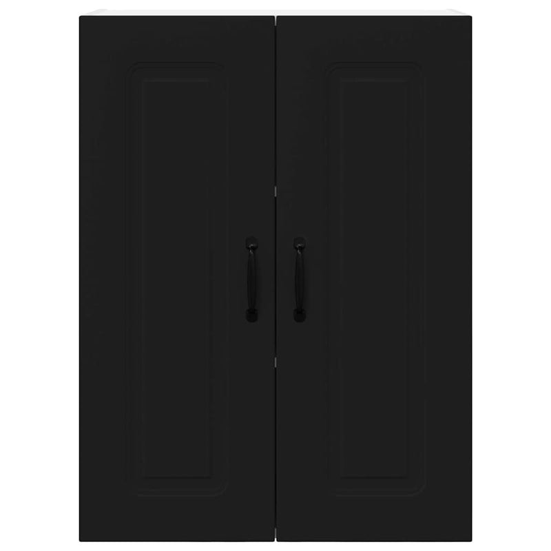 vidaXL Kitchen Cabinet Kalmar Black 60 x 31 x 80 cm Engineered Wood