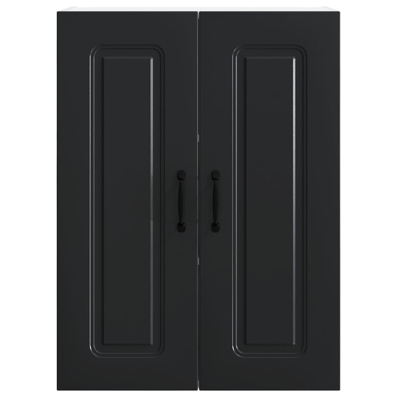 vidaXL Kitchen Cabinet Kalmar Black 60 x 31 x 80 cm Engineered Wood