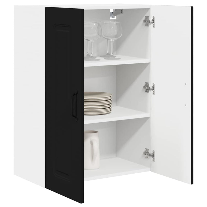 vidaXL Kitchen Cabinet Kalmar Black 60 x 31 x 80 cm Engineered Wood