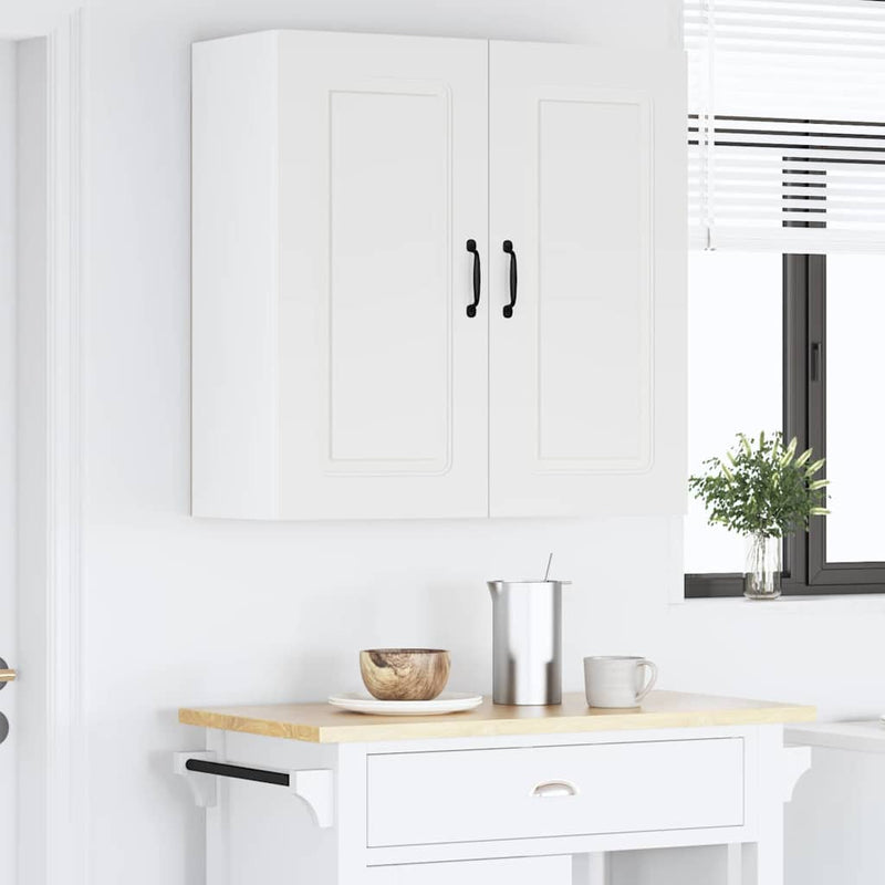 vidaXL Kitchen Cabinet Kalmar White 80 x 31 x 80 cm Engineered Wood
