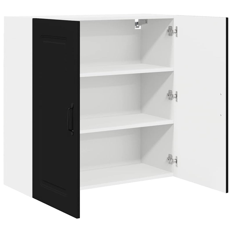 vidaXL Kitchen Cabinet Kalmar Black 80 x 31 x 80 cm Engineered Wood