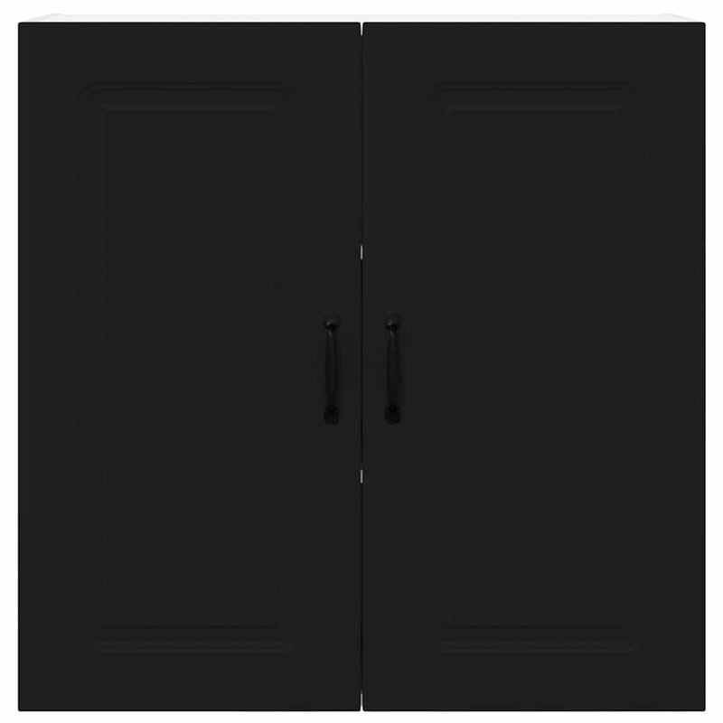 vidaXL Kitchen Cabinet Kalmar Black 80 x 31 x 80 cm Engineered Wood