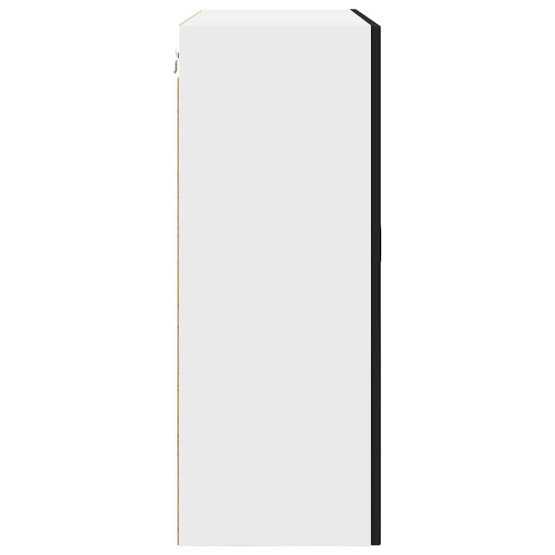 vidaXL Kitchen Cabinet Kalmar Black 80 x 31 x 80 cm Engineered Wood