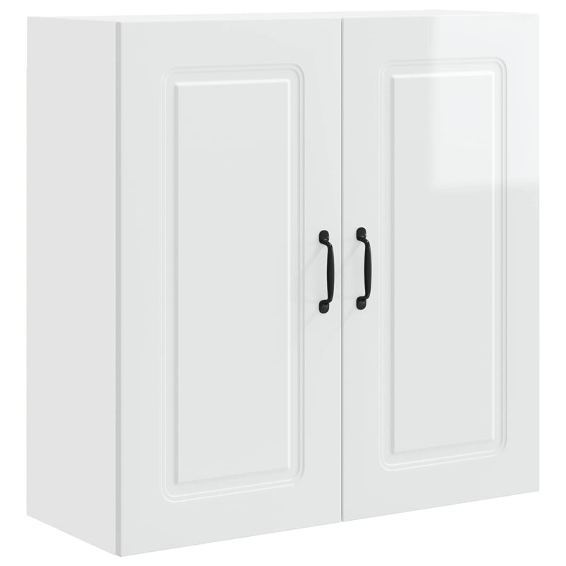 vidaXL Kitchen Cabinet Kalmar High Gloss White 80 x 31 x 80 cm