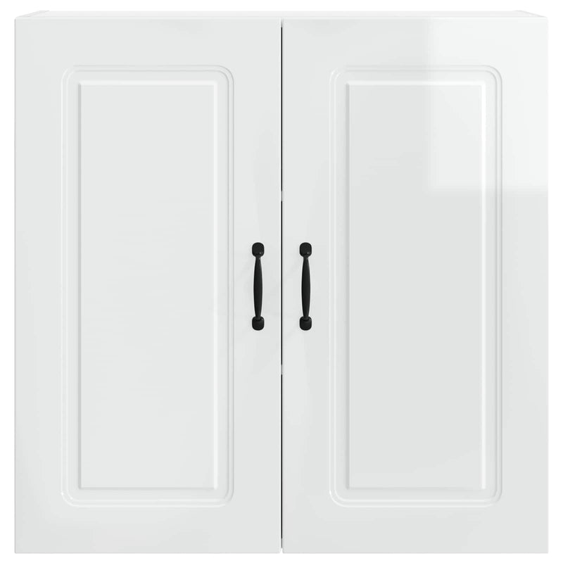 vidaXL Kitchen Cabinet Kalmar High Gloss White 80 x 31 x 80 cm