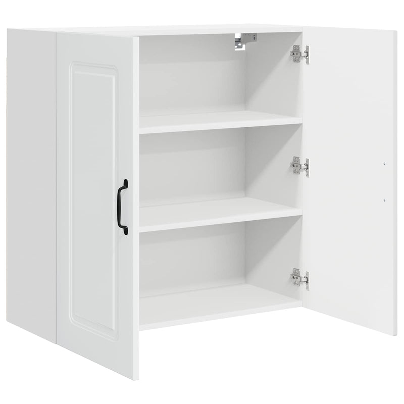 vidaXL Kitchen Cabinet Kalmar High Gloss White 80 x 31 x 80 cm