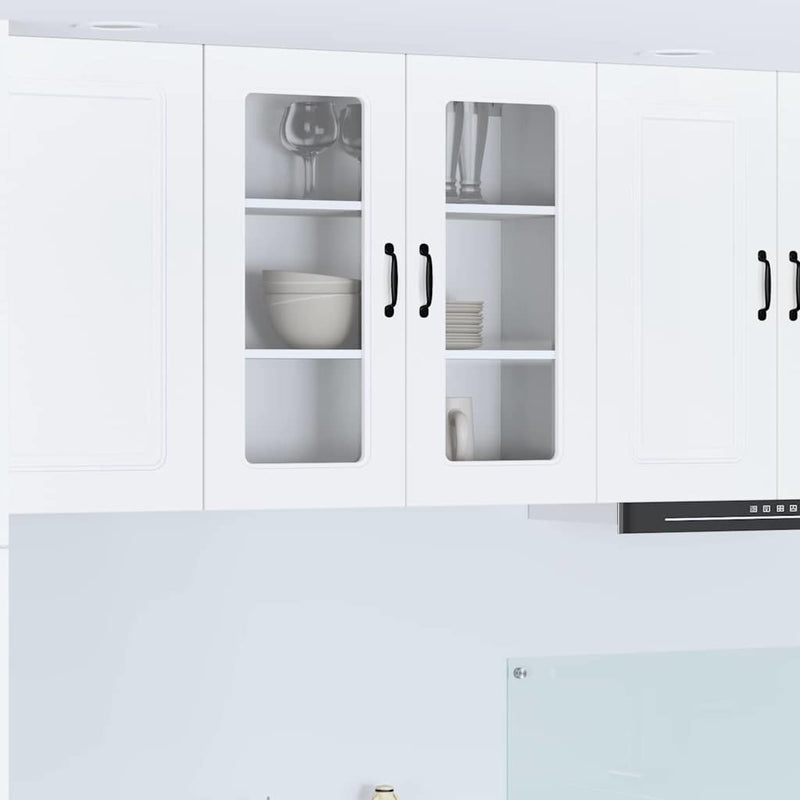 vidaXL Kitchen Cabinet Kalmar White 80 x 31 x 80 cm Engineered Wood