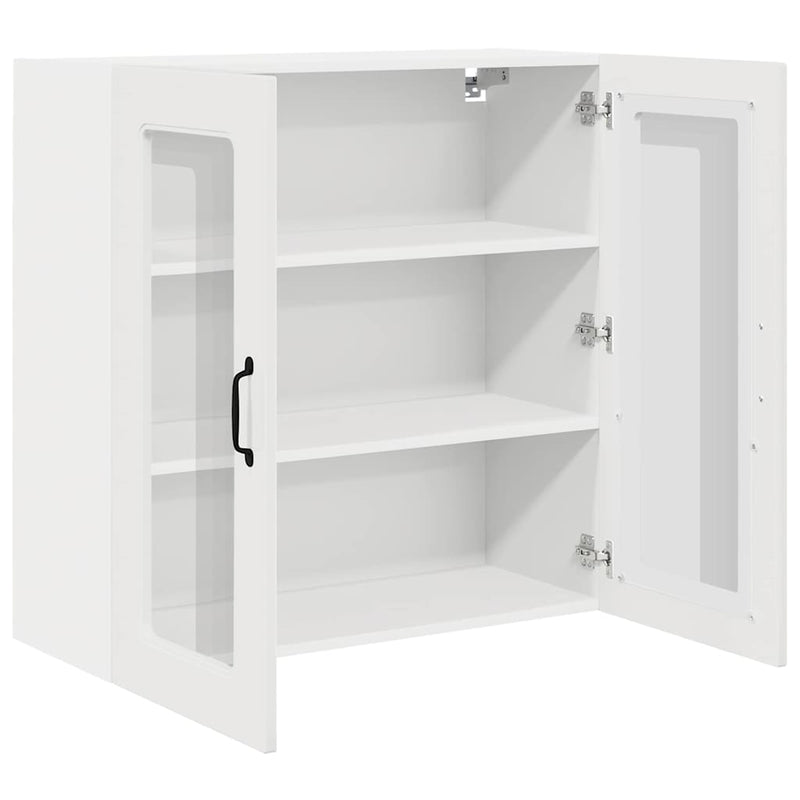 vidaXL Kitchen Cabinet Kalmar High Gloss White 80 x 31 x 80 cm
