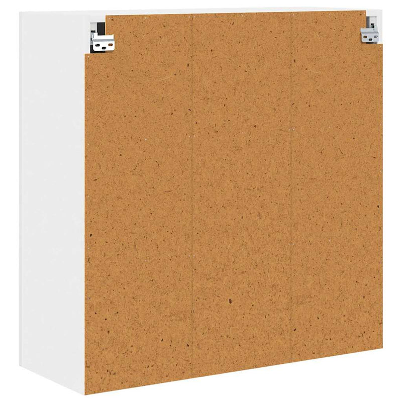 vidaXL Kitchen Cabinet Kalmar High Gloss White 80 x 31 x 80 cm