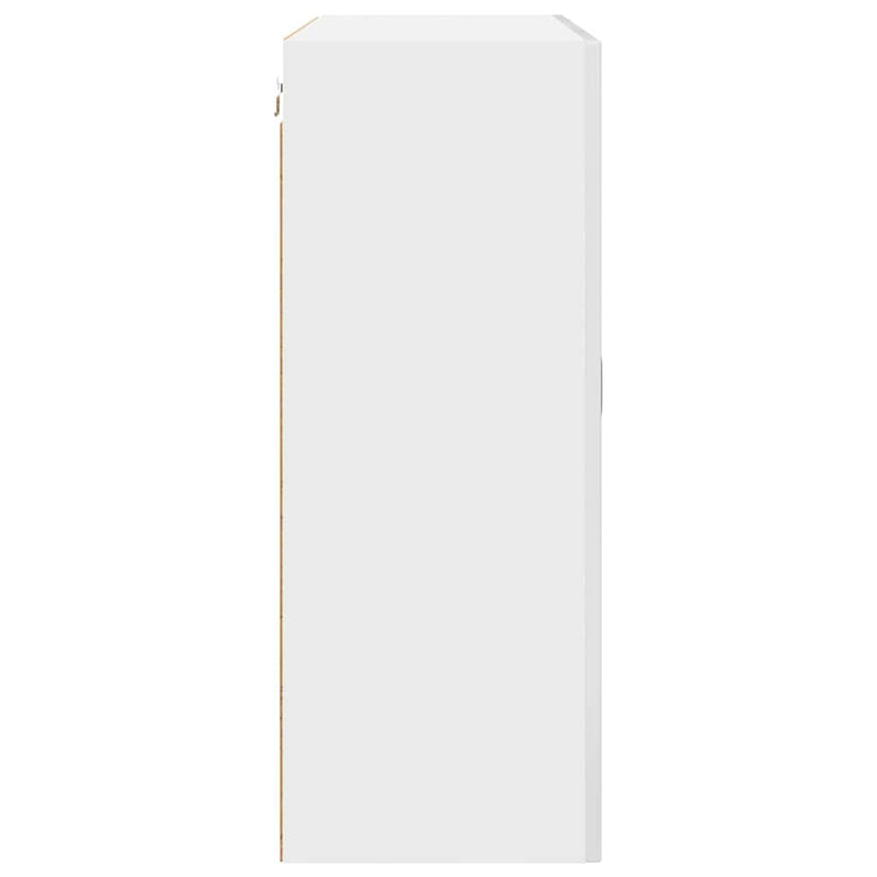 vidaXL Kitchen Cabinet Kalmar High Gloss White 80 x 31 x 80 cm
