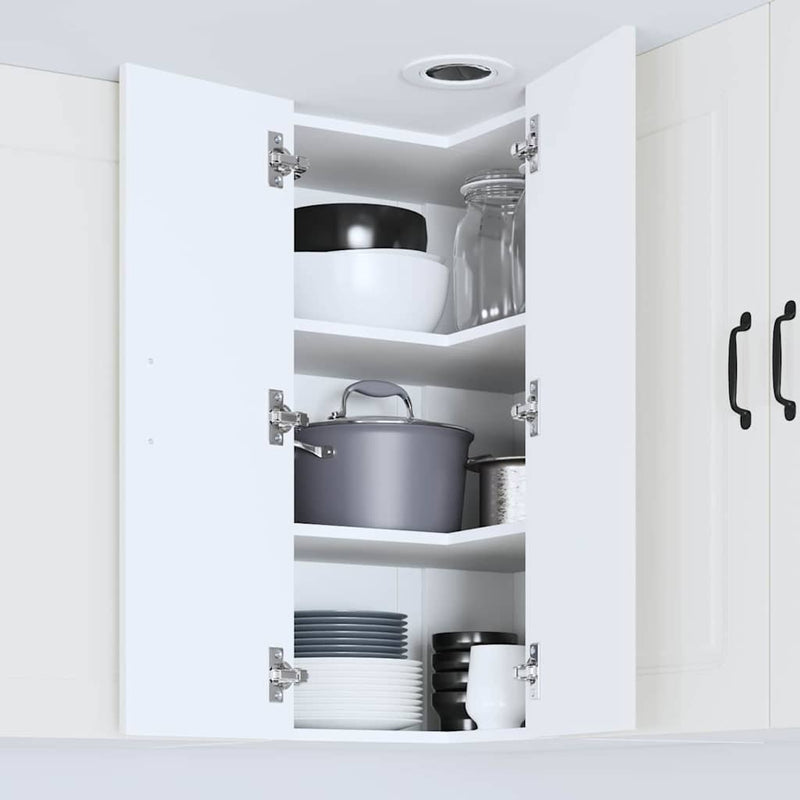 vidaXL Kitchen Cabinet Kalmar White 57 x 57 x 80 cm Engineered Wood