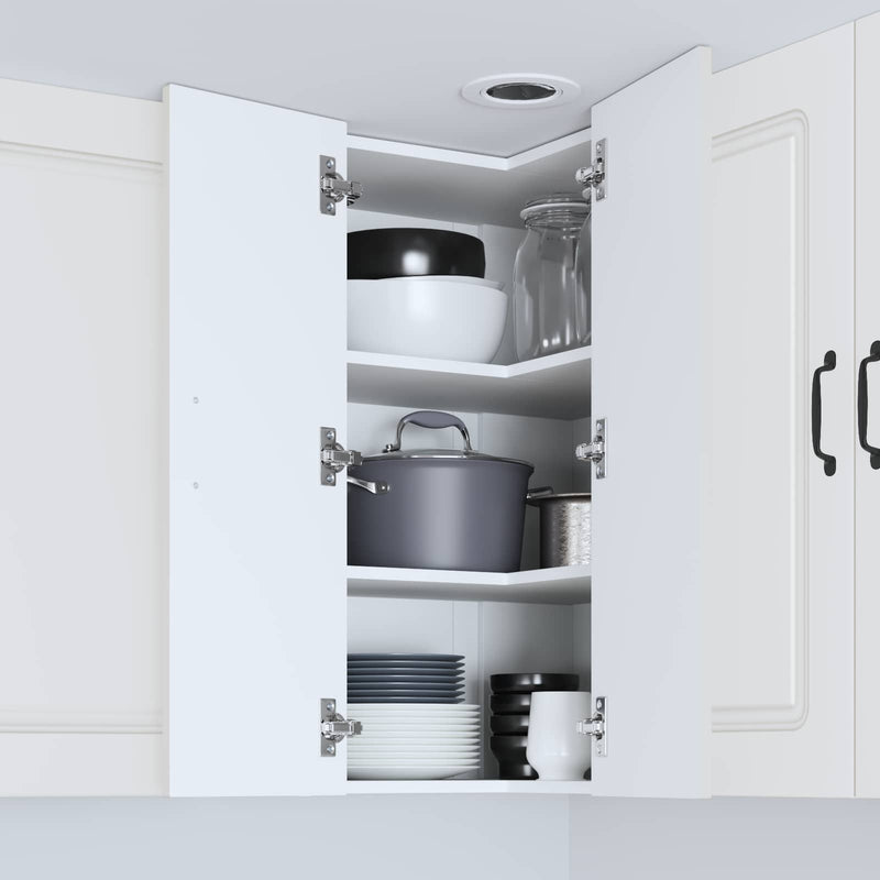 vidaXL Kitchen Cabinet Kalmar White 57 x 57 x 80 cm Engineered Wood