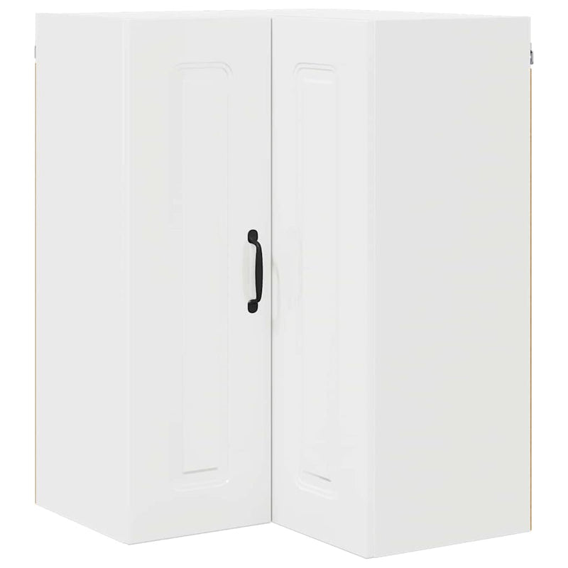 vidaXL Kitchen Cabinet Kalmar High Gloss White 57 x 57 x 80 cm