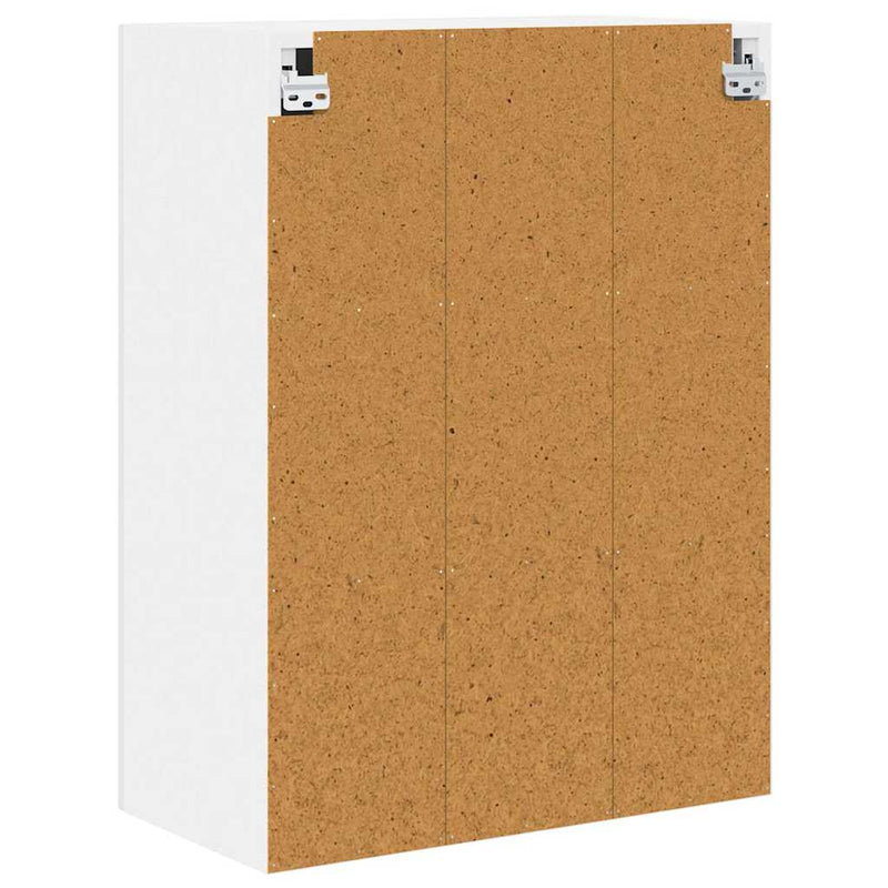 vidaXL Kitchen Cabinet Kalmar High Gloss White 60 x 31 x 80 cm