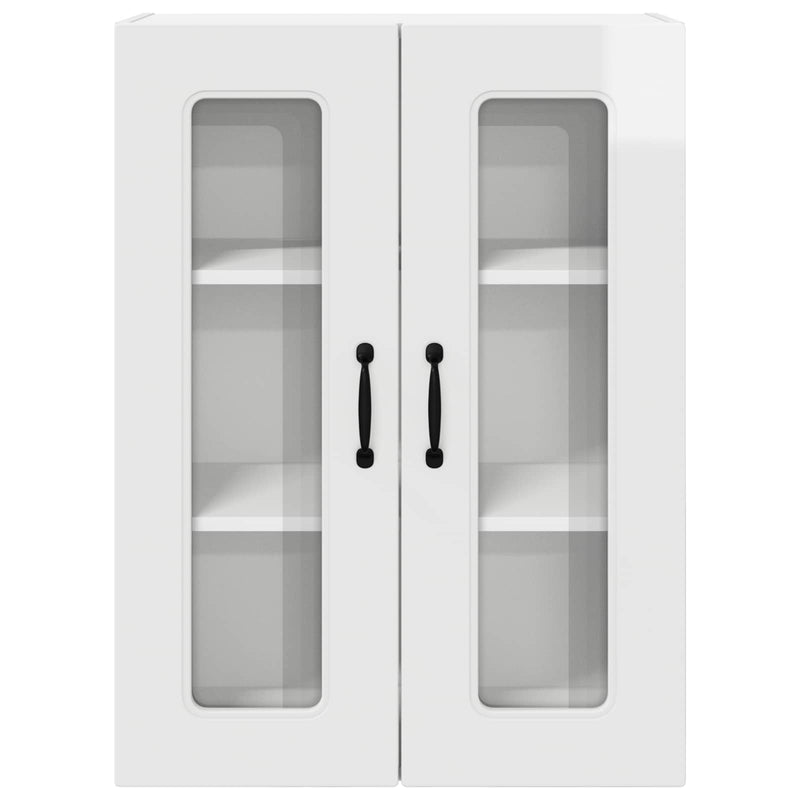 vidaXL Kitchen Cabinet Kalmar High Gloss White 60 x 31 x 80 cm
