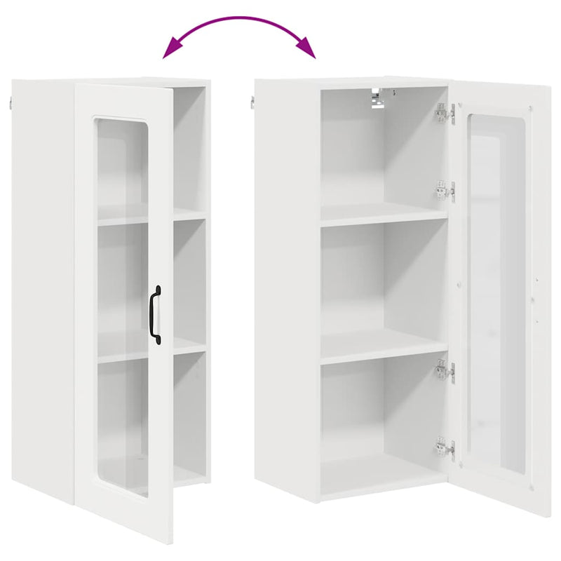 vidaXL Kitchen Cabinet Kalmar White 40 x 31 x 100 cm Engineered Wood