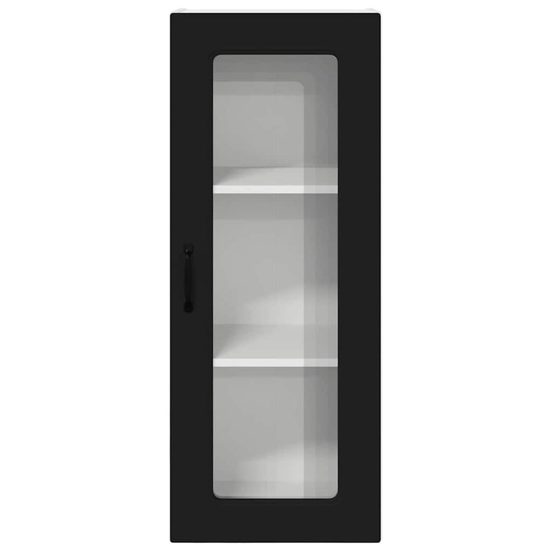 vidaXL Kitchen Cabinet Kalmar Black 40 x 31 x 100 cm Engineered Wood