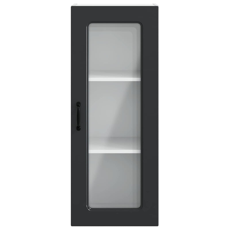 vidaXL Kitchen Cabinet Kalmar Black 40 x 31 x 100 cm Engineered Wood