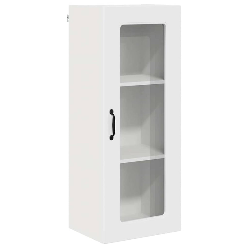 vidaXL Kitchen Cabinet Kalmar High Gloss White 40 x 31 x 100 cm