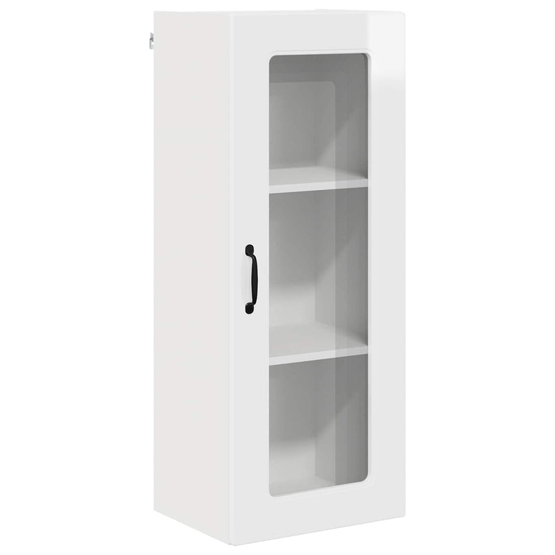 vidaXL Kitchen Cabinet Kalmar High Gloss White 40 x 31 x 100 cm