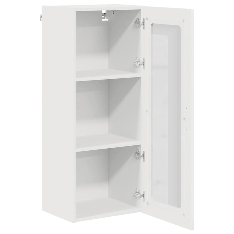 vidaXL Kitchen Cabinet Kalmar High Gloss White 40 x 31 x 100 cm