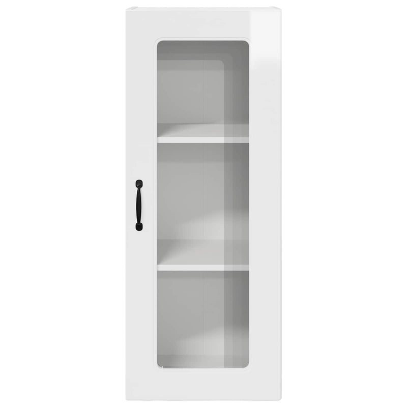 vidaXL Kitchen Cabinet Kalmar High Gloss White 40 x 31 x 100 cm