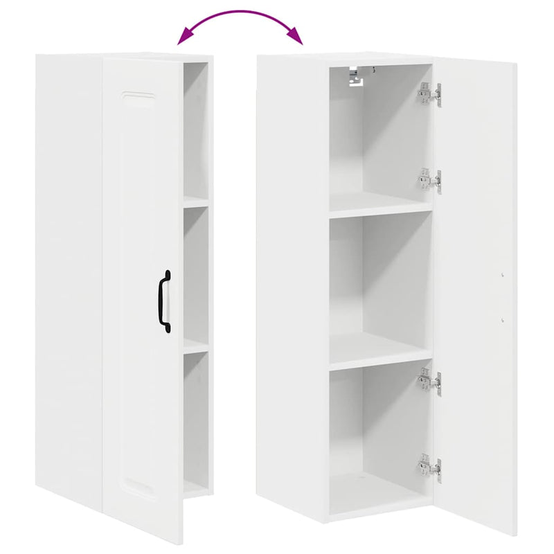 vidaXL Kitchen Cabinet Kalmar White 30 x 31 x 100 cm Engineered Wood