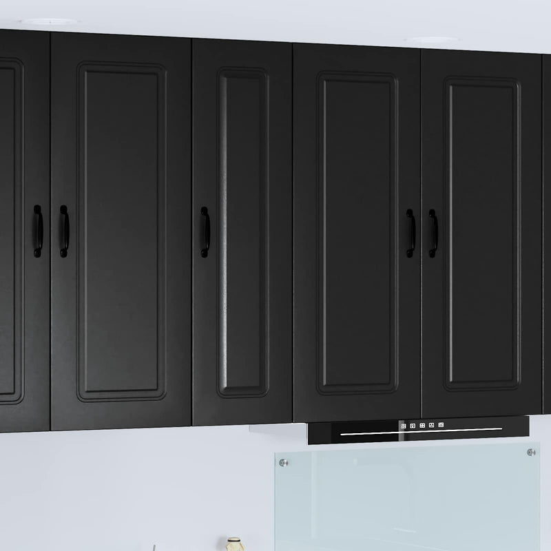vidaXL Kitchen Cabinet Kalmar Black 30 x 31 x 100 cm Engineered Wood