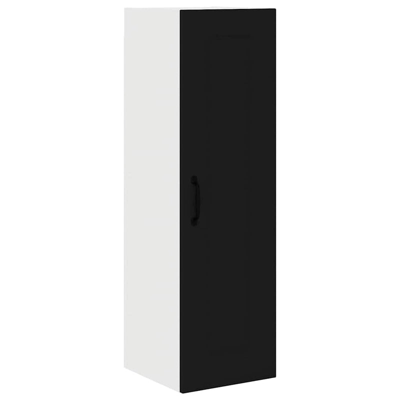 vidaXL Kitchen Cabinet Kalmar Black 30 x 31 x 100 cm Engineered Wood