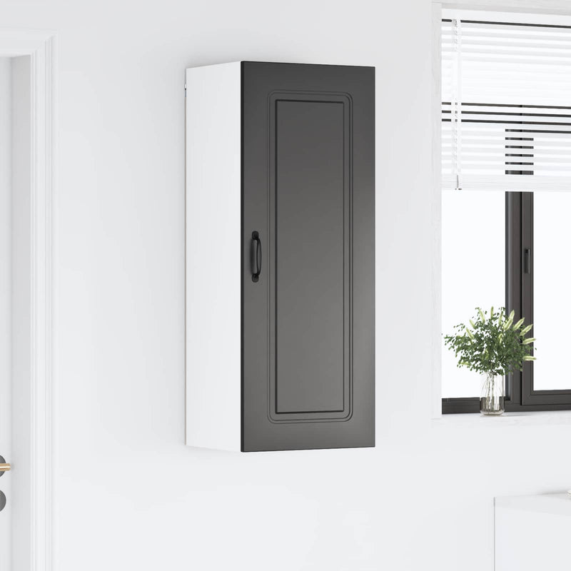 vidaXL Kitchen Cabinet Kalmar Black 40 x 31 x 100 cm Engineered Wood