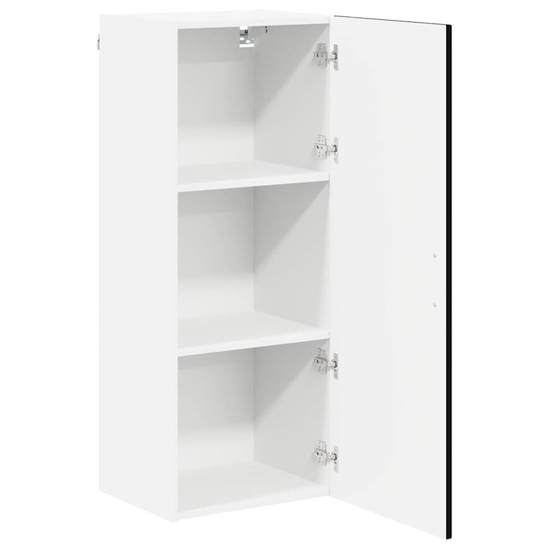 vidaXL Kitchen Cabinet Kalmar Black 40 x 31 x 100 cm Engineered Wood