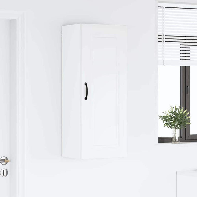 vidaXL Kitchen Cabinet Kalmar High Gloss White 40 x 31 x 100 cm