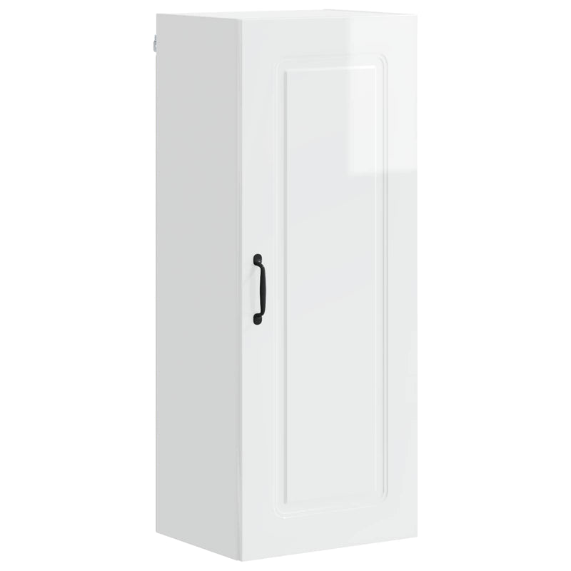 vidaXL Kitchen Cabinet Kalmar High Gloss White 40 x 31 x 100 cm