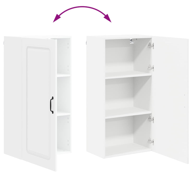 vidaXL Kitchen Cabinet Kalmar White 50 x 31 x 100 cm Engineered Wood