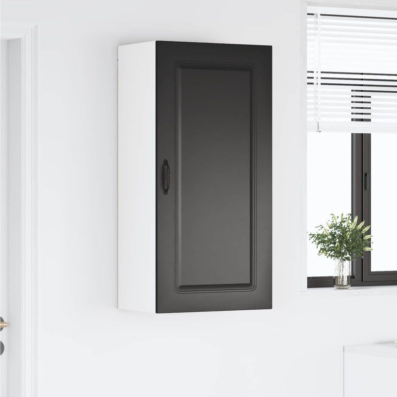 vidaXL Kitchen Cabinet Kalmar Black 50 x 31 x 100 cm Engineered Wood