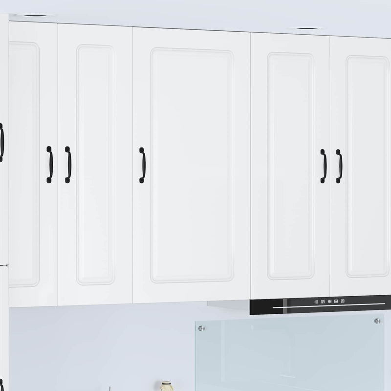 vidaXL Kitchen Cabinet Kalmar High Gloss White 50 x 31 x 100 cm