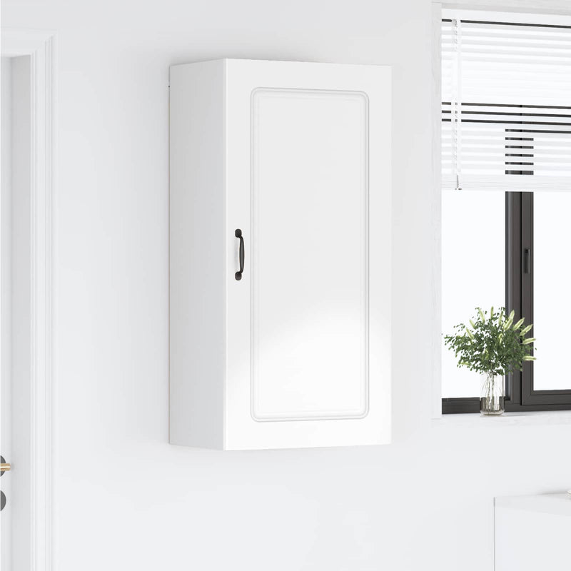 vidaXL Kitchen Cabinet Kalmar High Gloss White 50 x 31 x 100 cm