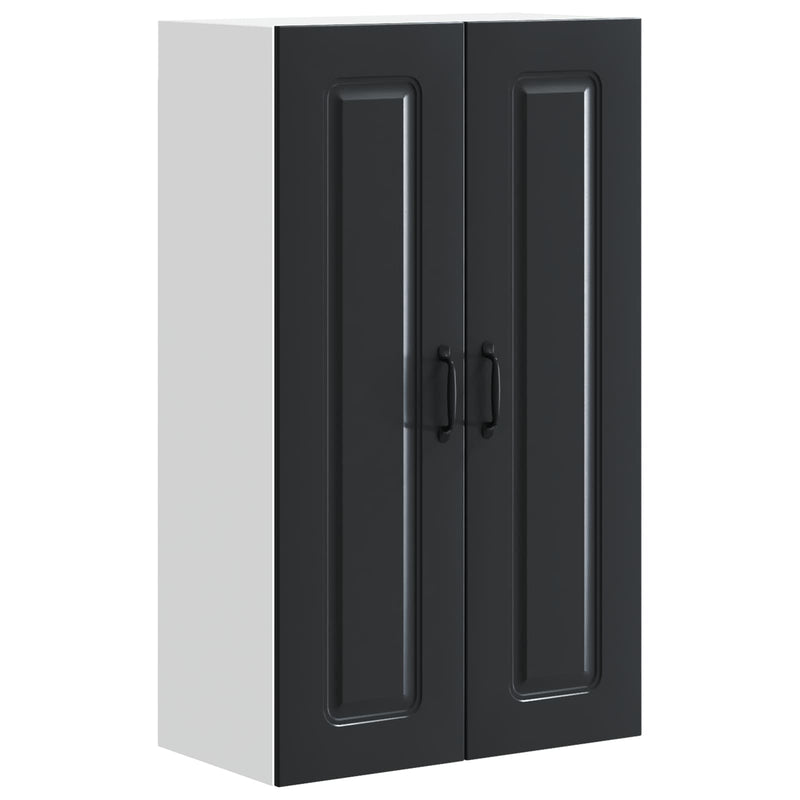 vidaXL Kitchen Cabinet Kalmar Black 60 x 31 x 100 cm Engineered Wood