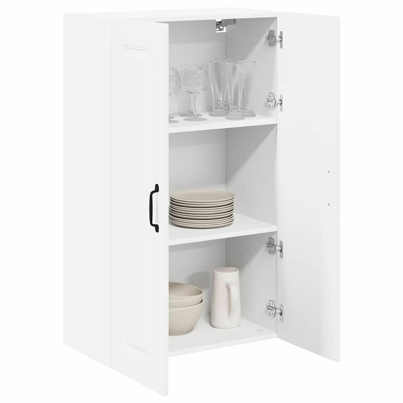 vidaXL Kitchen Cabinet Kalmar High Gloss White 60 x 31 x 100 cm