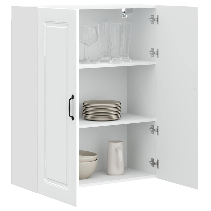vidaXL Kitchen Cabinet Kalmar White 80 x 31 x 100 cm Engineered Wood