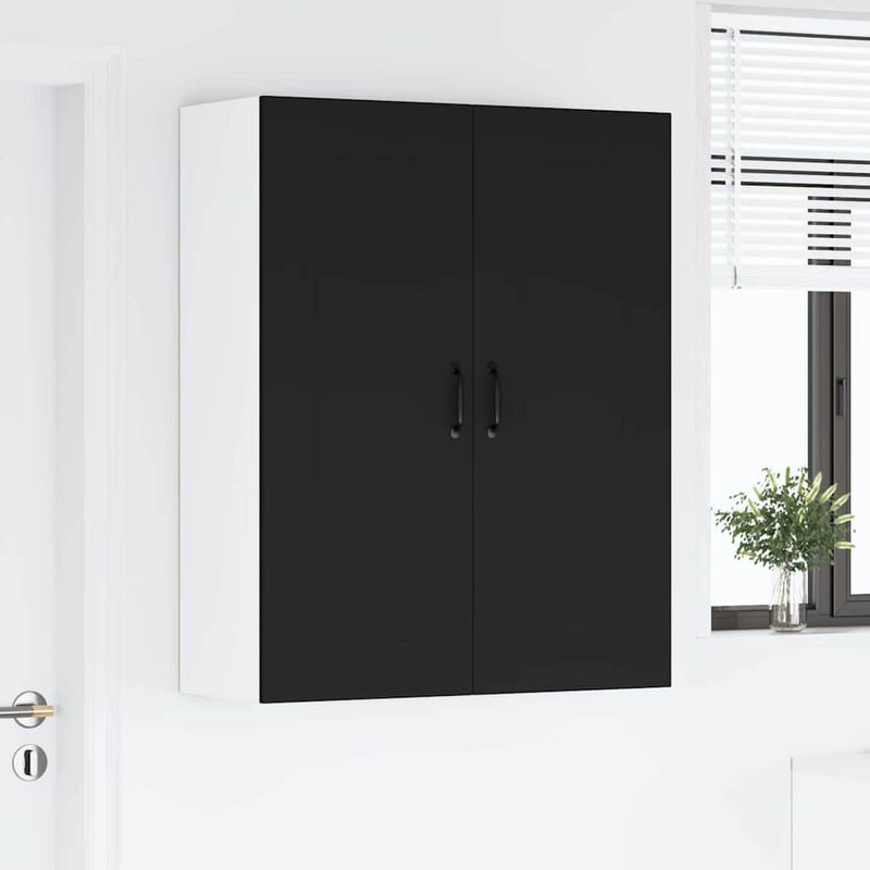 vidaXL Kitchen Cabinet Kalmar Black 80 x 31 x 100 cm Engineered Wood