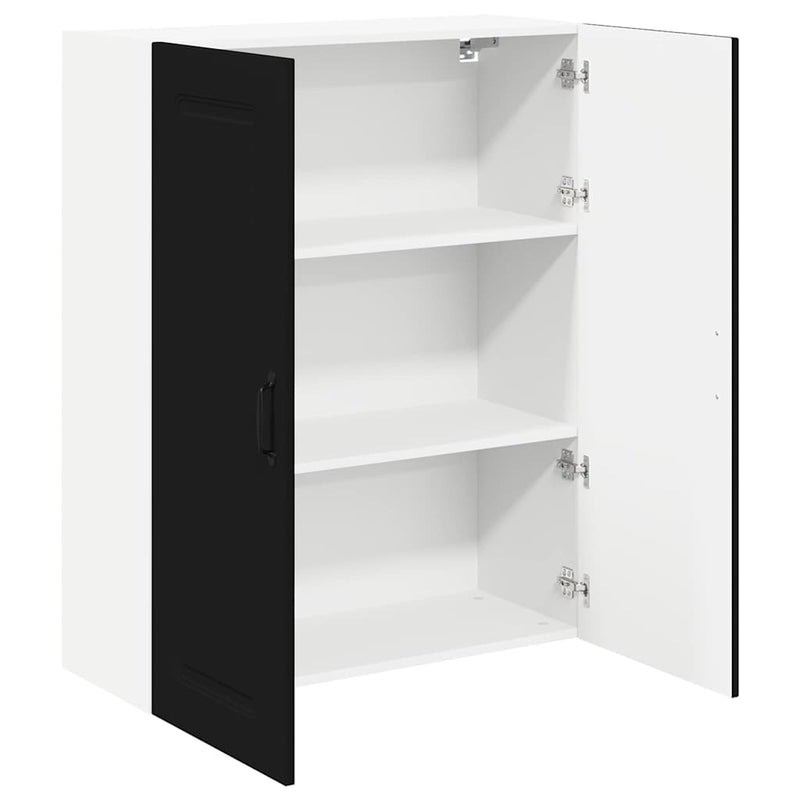 vidaXL Kitchen Cabinet Kalmar Black 80 x 31 x 100 cm Engineered Wood
