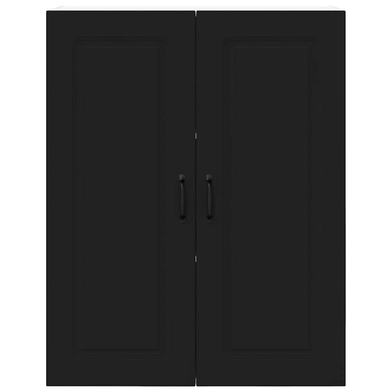 vidaXL Kitchen Cabinet Kalmar Black 80 x 31 x 100 cm Engineered Wood