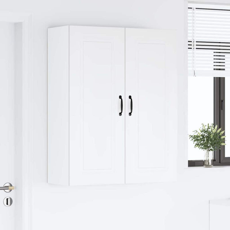 vidaXL Kitchen Cabinet Kalmar High Gloss White 80 x 31 x 100 cm