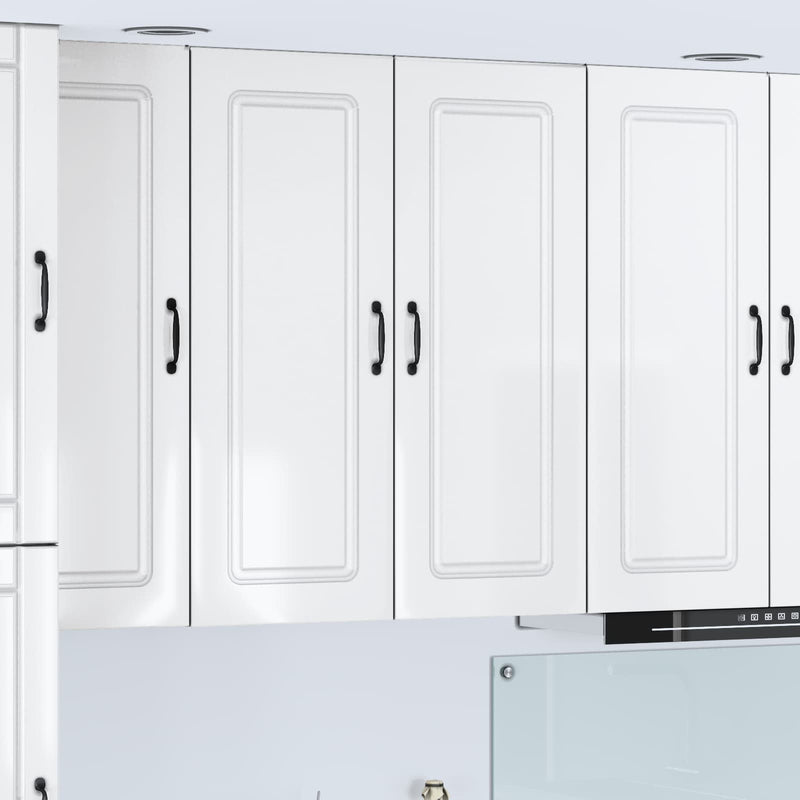 vidaXL Kitchen Cabinet Kalmar High Gloss White 80 x 31 x 100 cm
